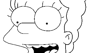 my picture: marge simpson coloring page
