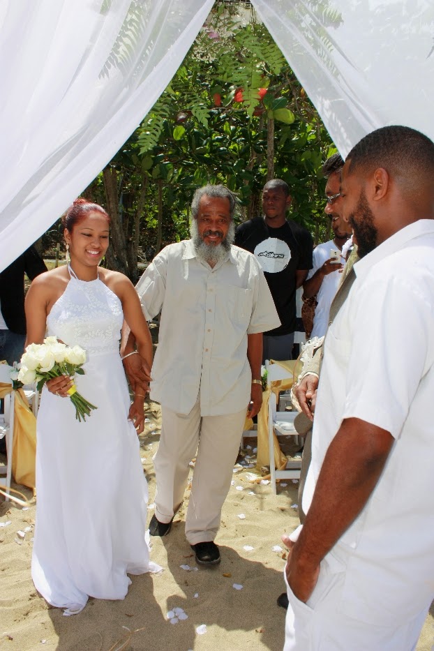 Real Destination Weddings Morning Beach Wedding In Tobago Marcus