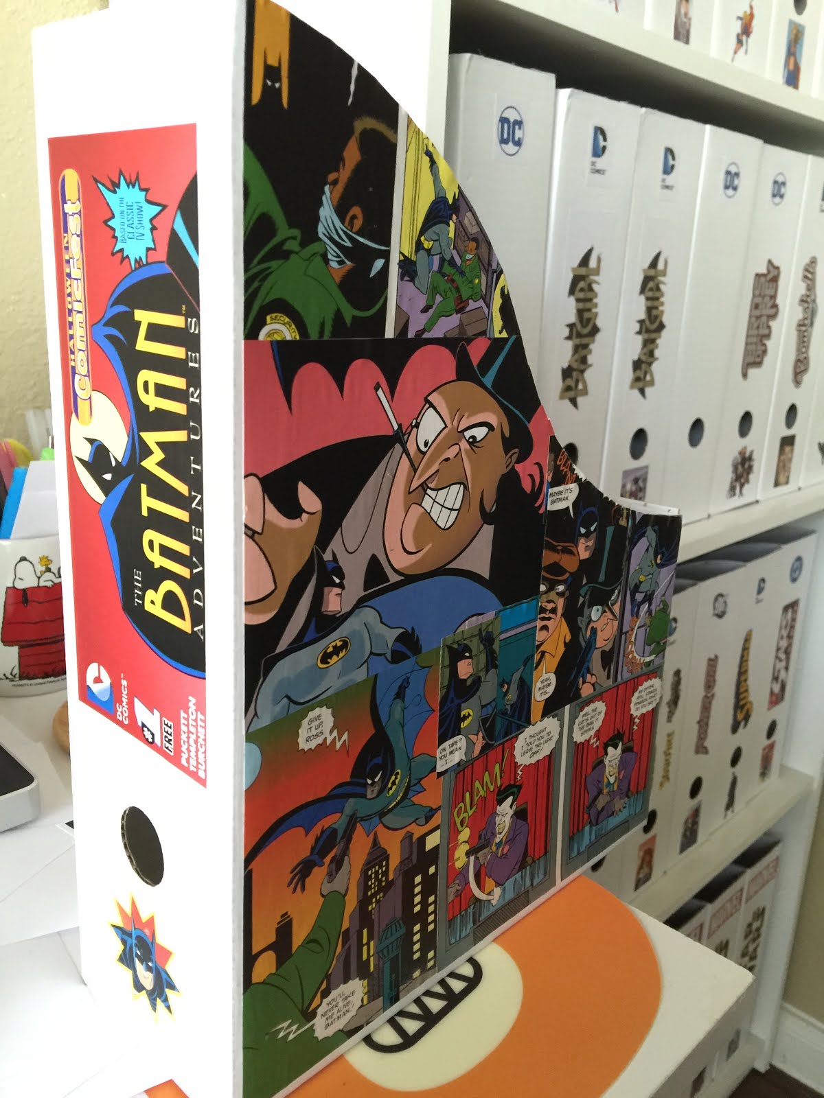 Easy Crafting with Kayla Creative Comic Book Storage