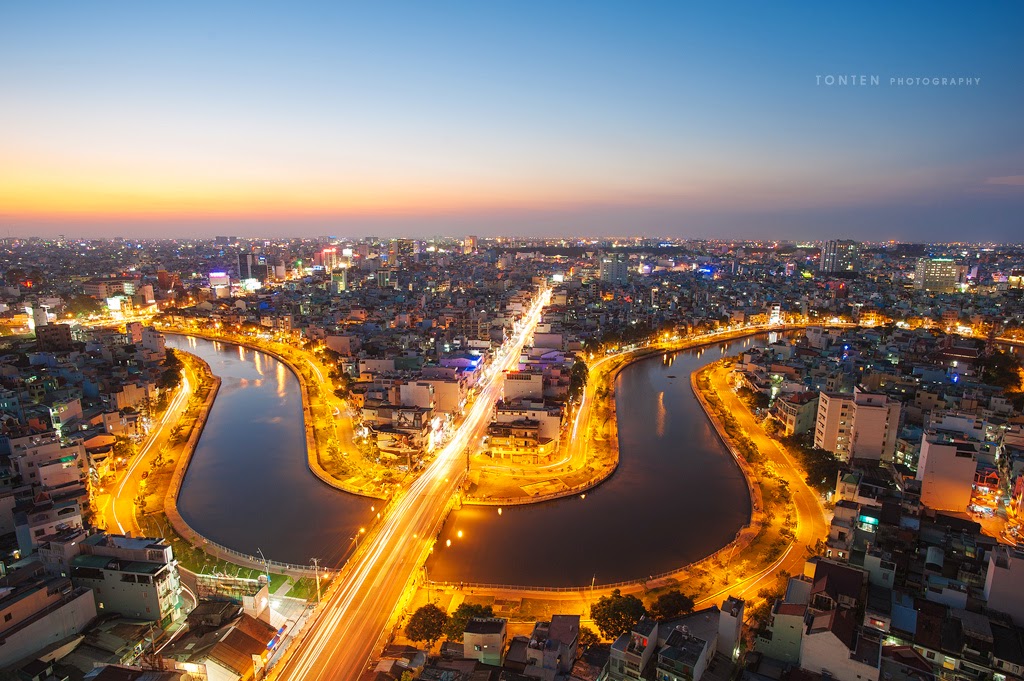 Ho Chi Minh city with its dynamic nightlife