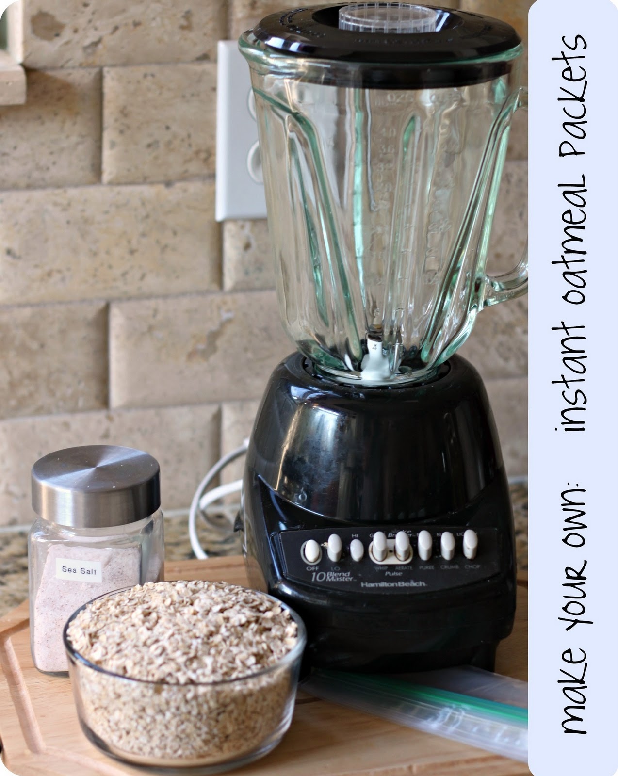 Living with Chaos Make your own Instant Oatmeal Packets