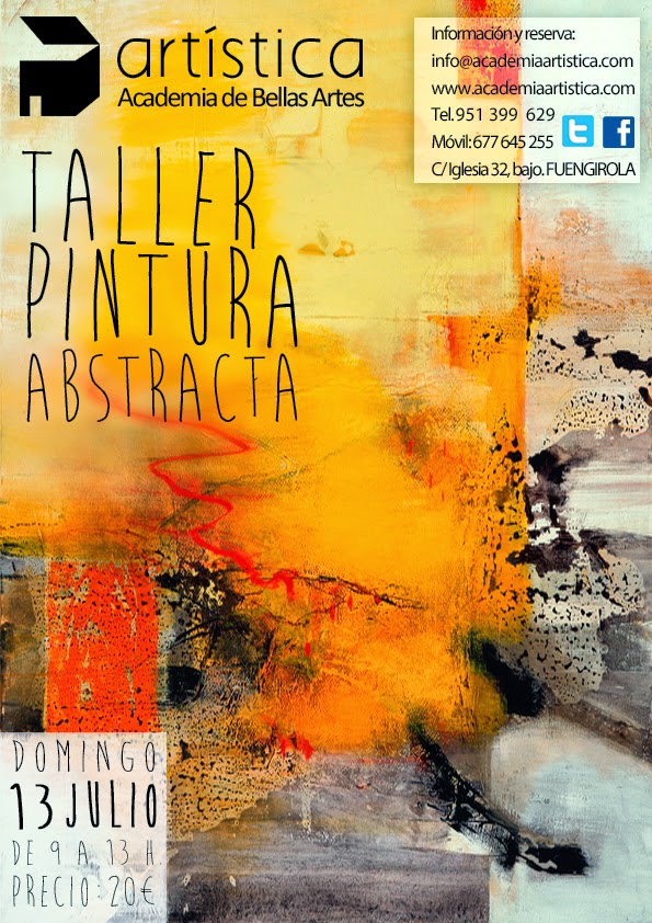 Taller de pintura Abstracta. (13 Julio 2014)