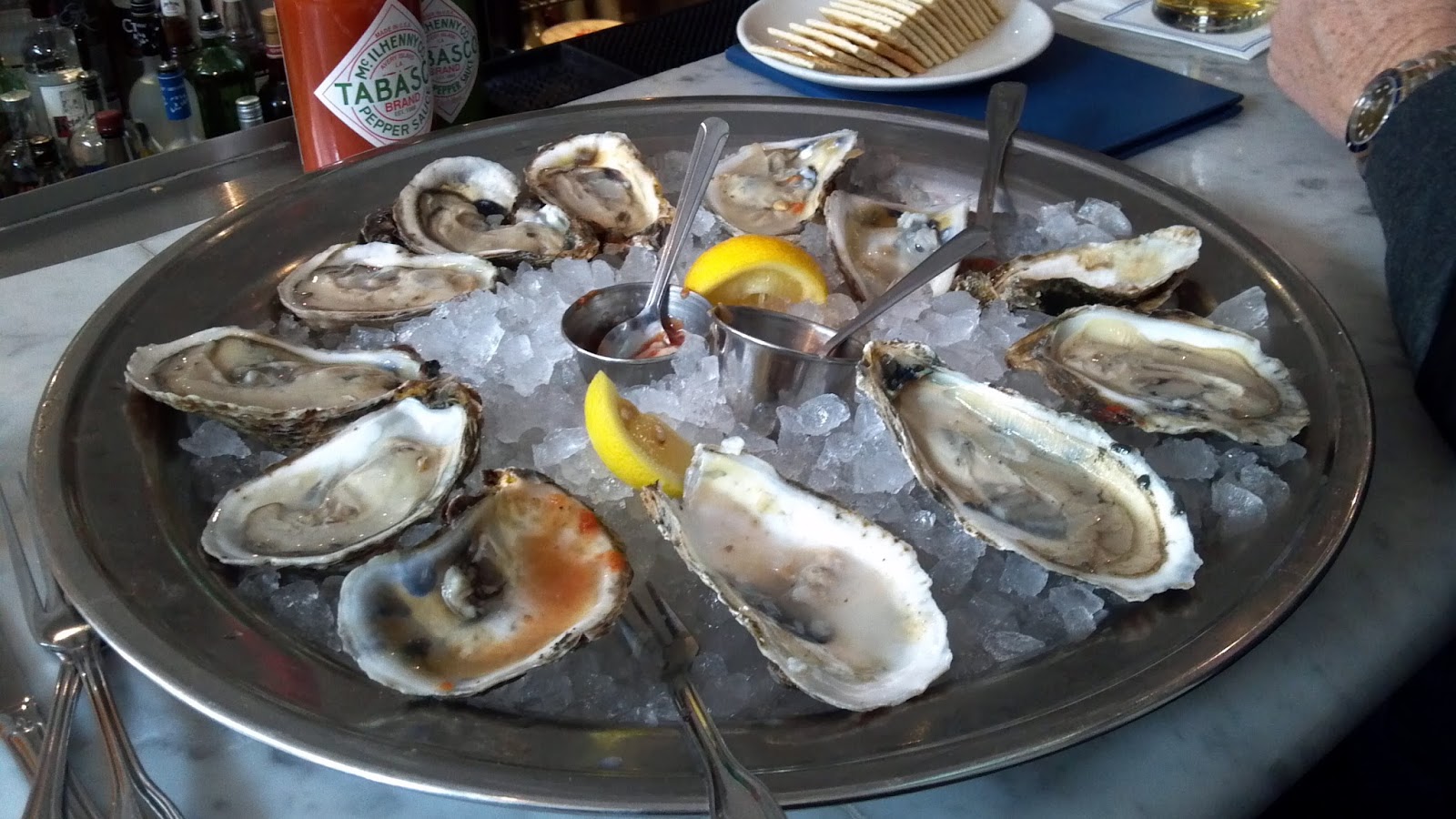 Oysters on the Half Shell Happ New Year 2018