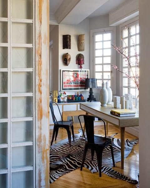 CHEAP & CHIC: DECO: ALFOMBRA DE PIEL
