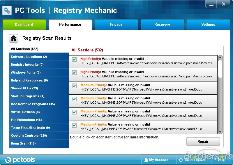 Registry Mechanic