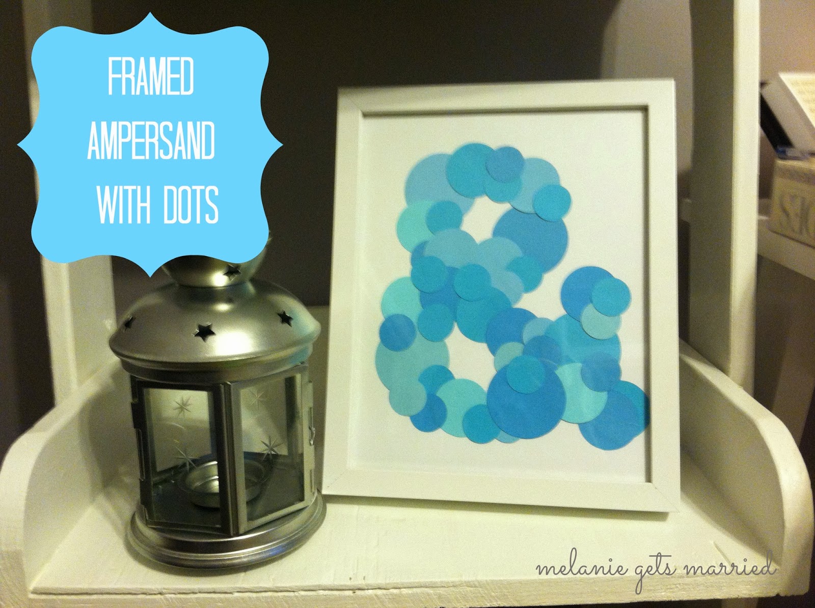 Making It In The Mitten Framed Ampersand with Dots