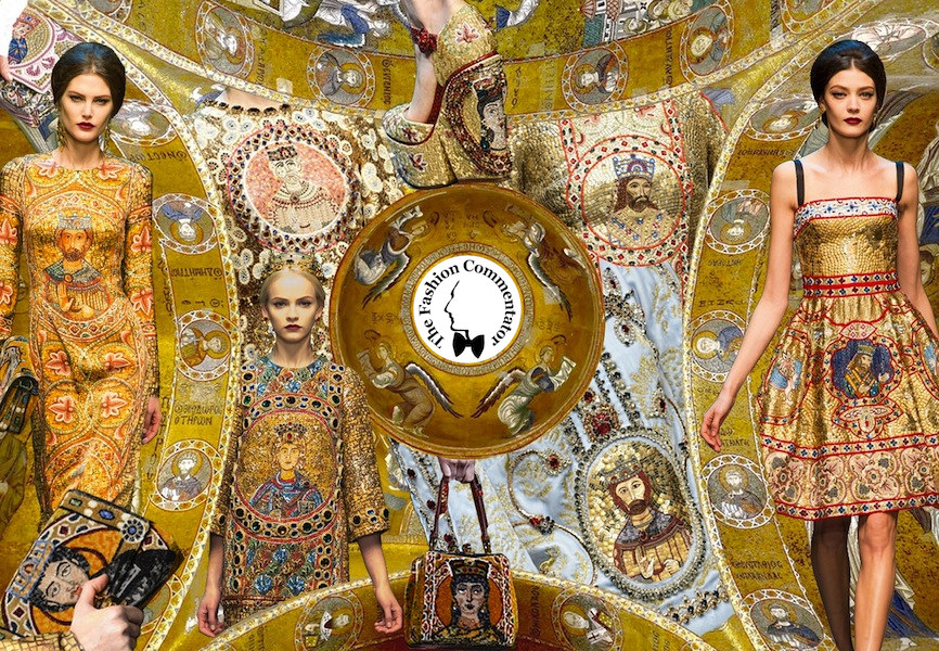 Dolce e Gabbana - Fall Winter 2013 - Mosaici (Chiesa della Martorana, Palermo) Dolce e Gabbana - Fall Winter 2013 - Mosaici (Chiesa della Martorana, Palermo)