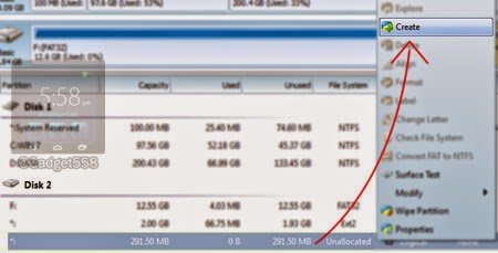 Membuat partisi baru di sd card Membuat partisi baru di sd card