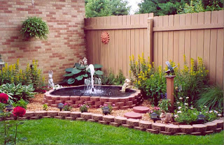 Outdoor Fountains Gardens