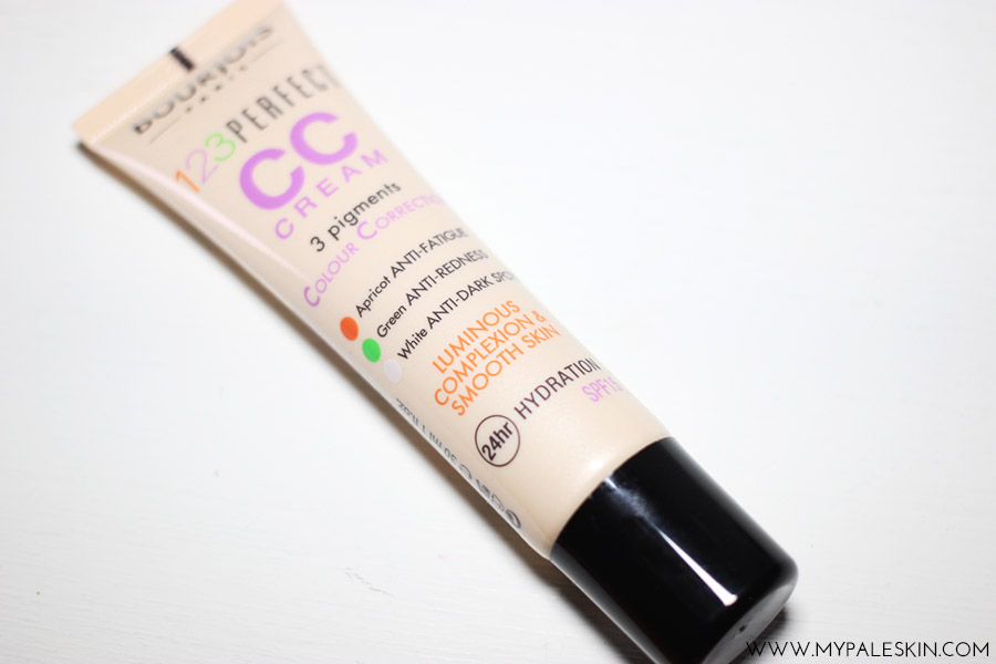 Bourjois 123 perfect CC Cream, Pale Test, Swatch, My Pale Skin, Ivory, Shade 31 Bourjois 123 perfect CC Cream, Pale Test, Swatch, My Pale Skin, Ivory, Shade 31