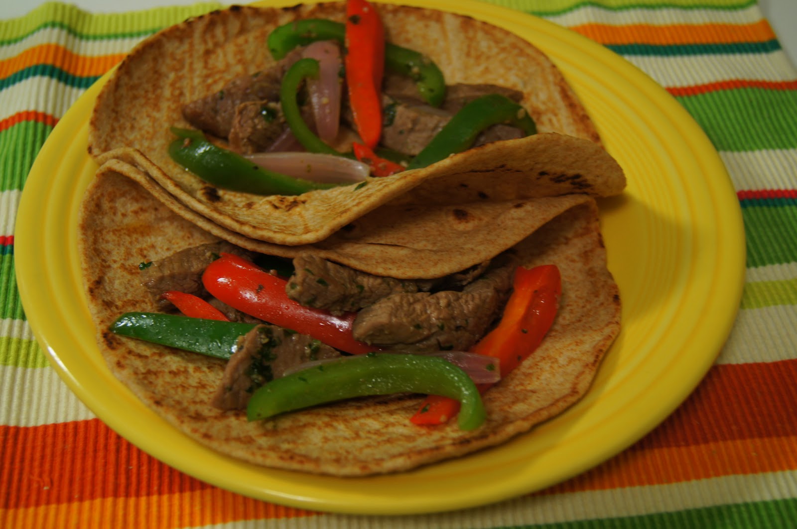 Elizabeth's Dutch Oven Easy Steak Fajitas