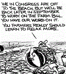 Pat Oliphant on the US congress vs the drought. Pat Oliphant on the US congress vs the drought.