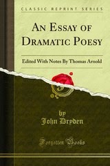 An essay of dramatic poesy text