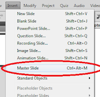 insert master slide