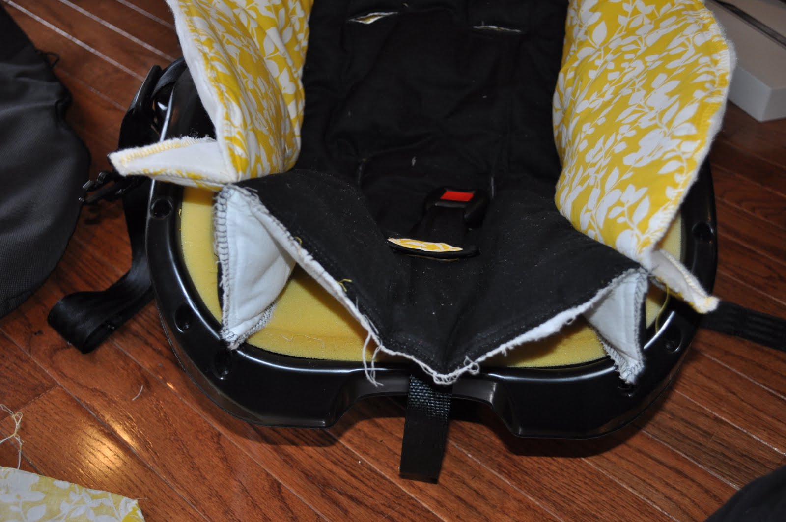 made Graco Infant Car Seat Cover (Snugride) Redo