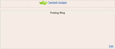 Cara Memasang Gatget Di Bawah Header Blog