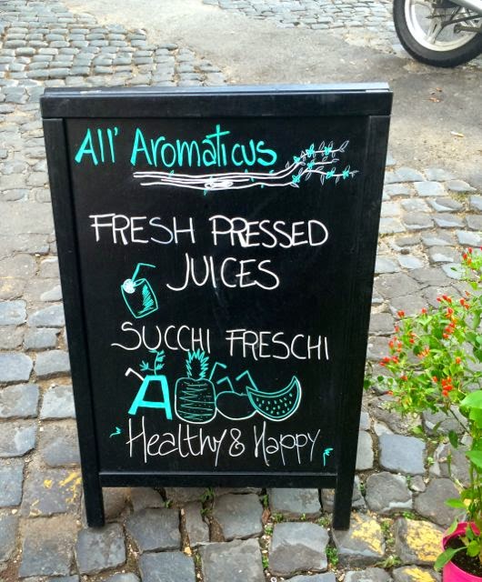 Eating in Rome {Healthy Choices in Monti}