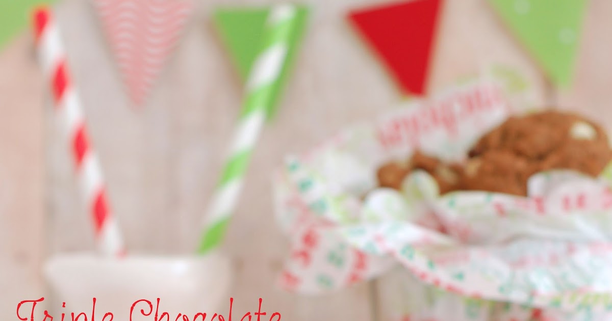 The Sweet Chick Triple Chocolate Nutella Cookies