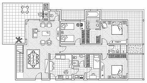 plan de maison gratuit a telecharger dwg