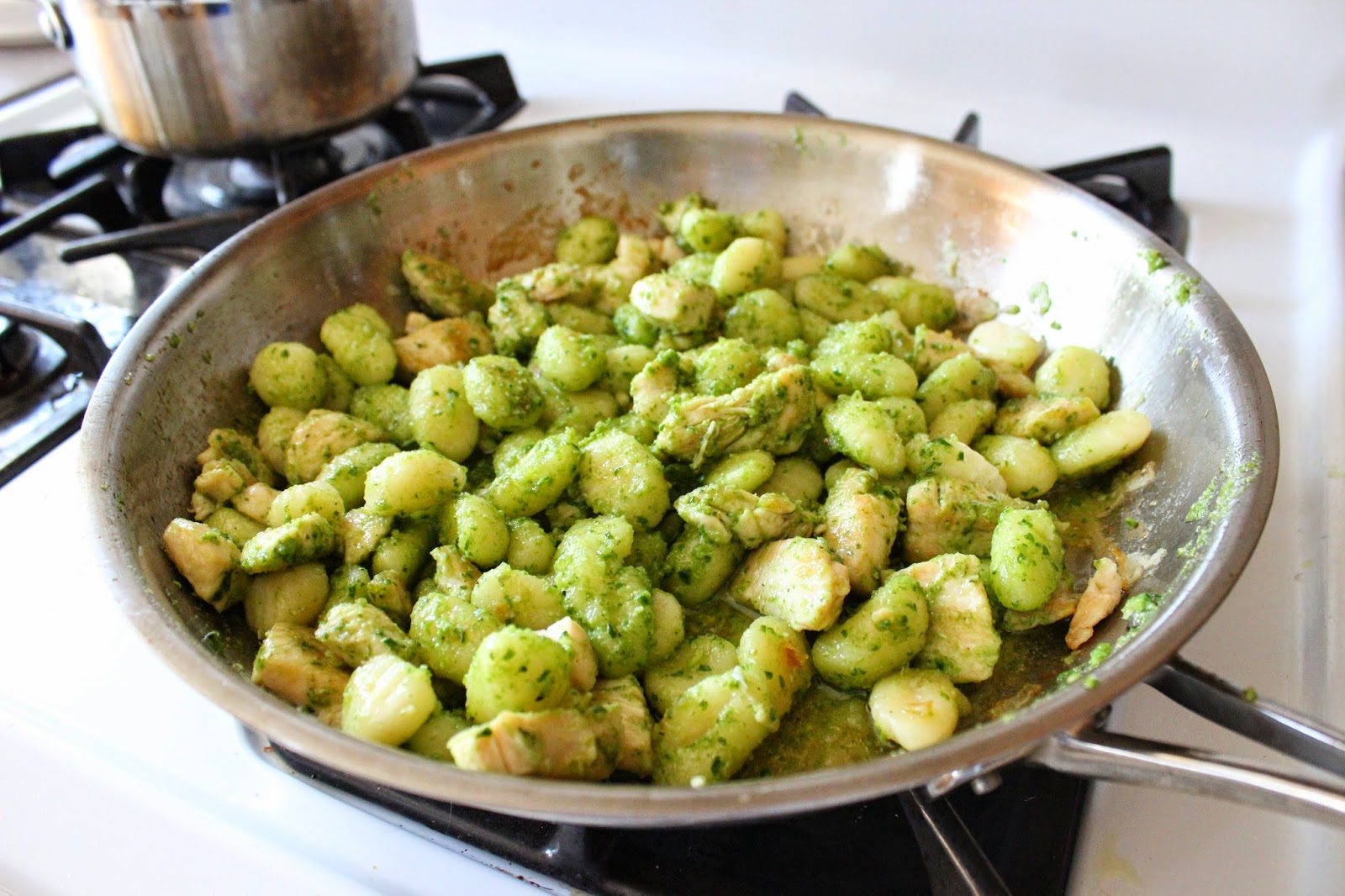 Married to Davis Chicken & Gnocchi with Basil Pesto