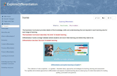 http://exploredifferentiation.wikispaces.com/home