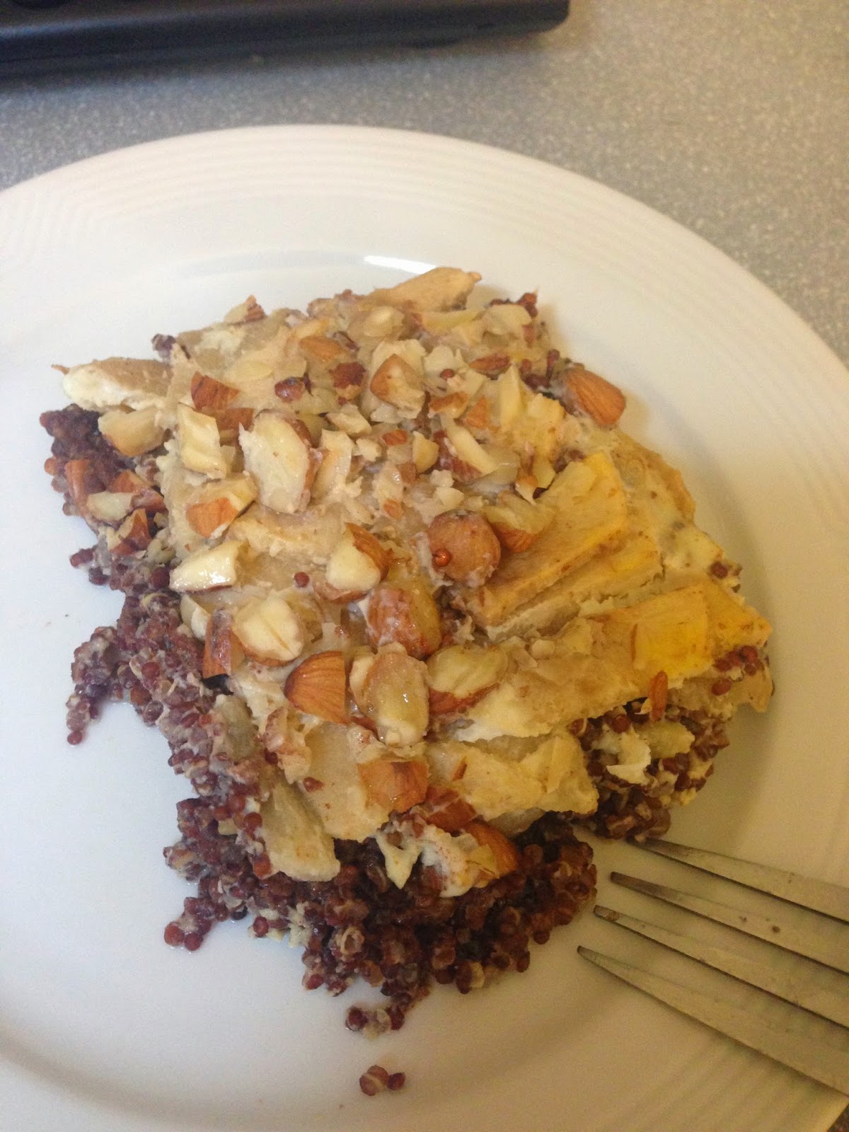 impossible jen apple cinnamon quinoa bake