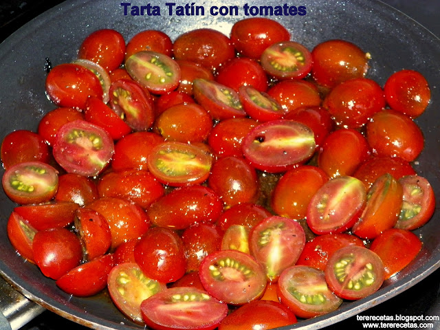 
tarta Tatín Con Tomates.
