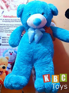 jual boneka teddy bear besar warna biru ukuran 1 5 meter jual boneka teddy bear besar warna biru ukuran 1 5 meter