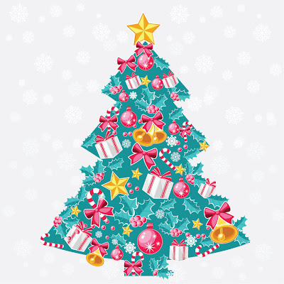 Abstract Christmas Tree Vector, Christmas stuff, Holidays Stuff, Vectors