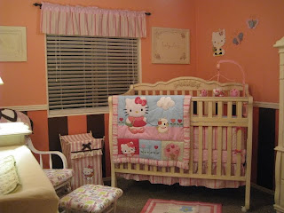 Hello Kitty baby nursery room