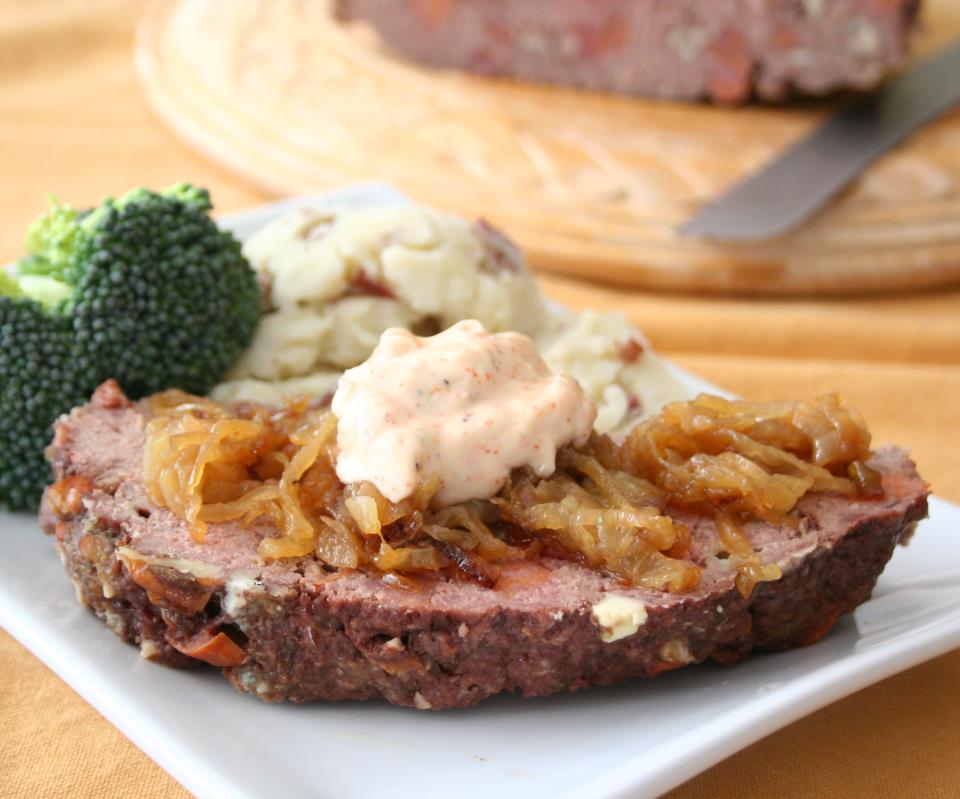 SPLENDID LOWCARBING BY JENNIFER ELOFF Andouille Beef Meatloaf with