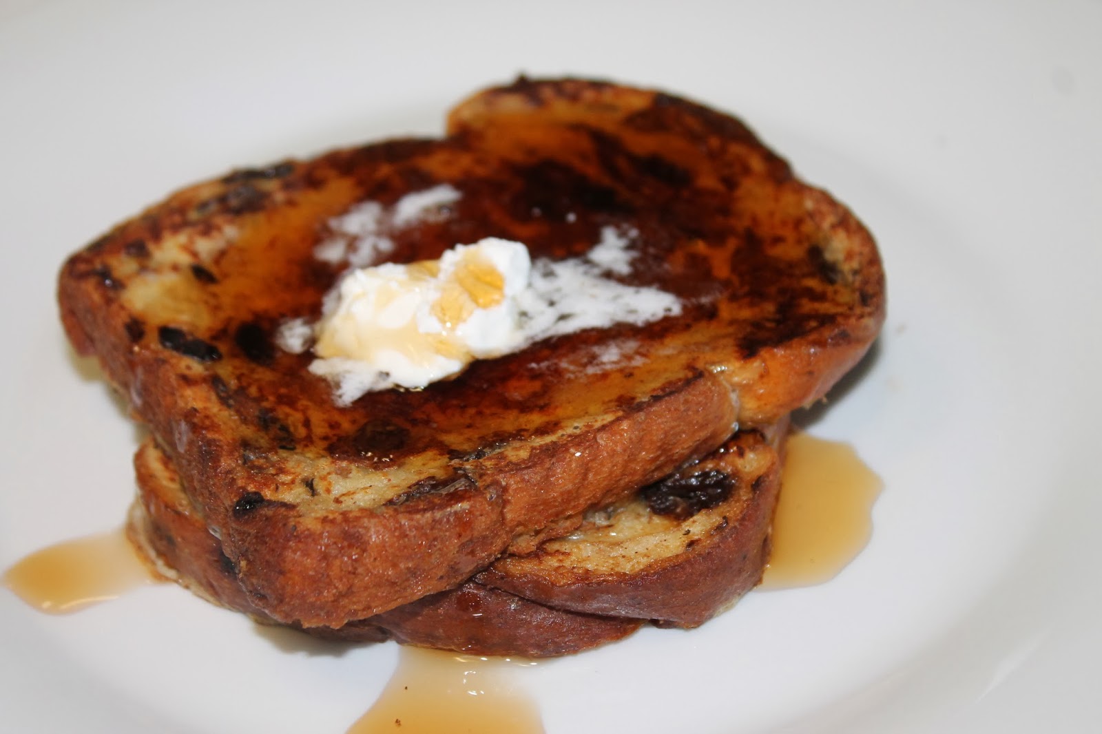 The Crystal Dish Raisin Bread French Toast
