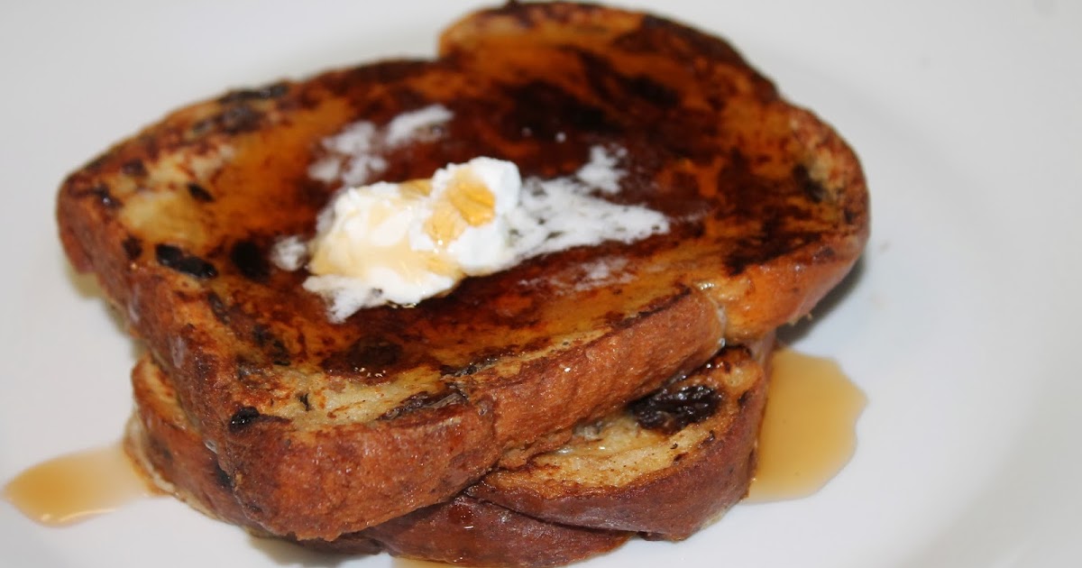 The Crystal Dish Raisin Bread French Toast