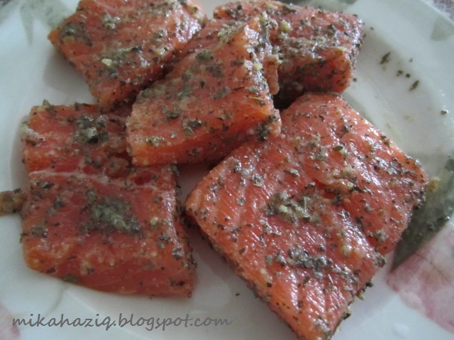 mikahaziq Resepi Salmon Ringkas dan Mudah