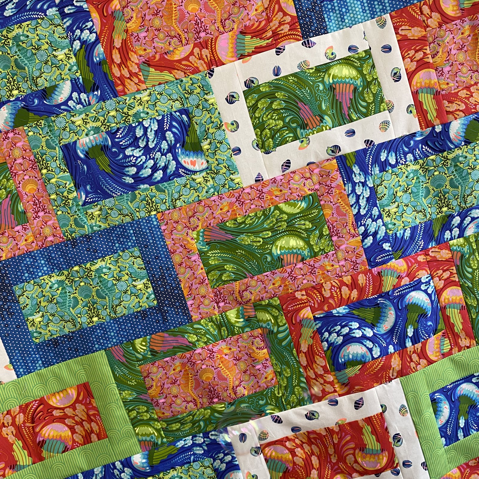 Quilting Mod Jelly Belly Bars Quilt