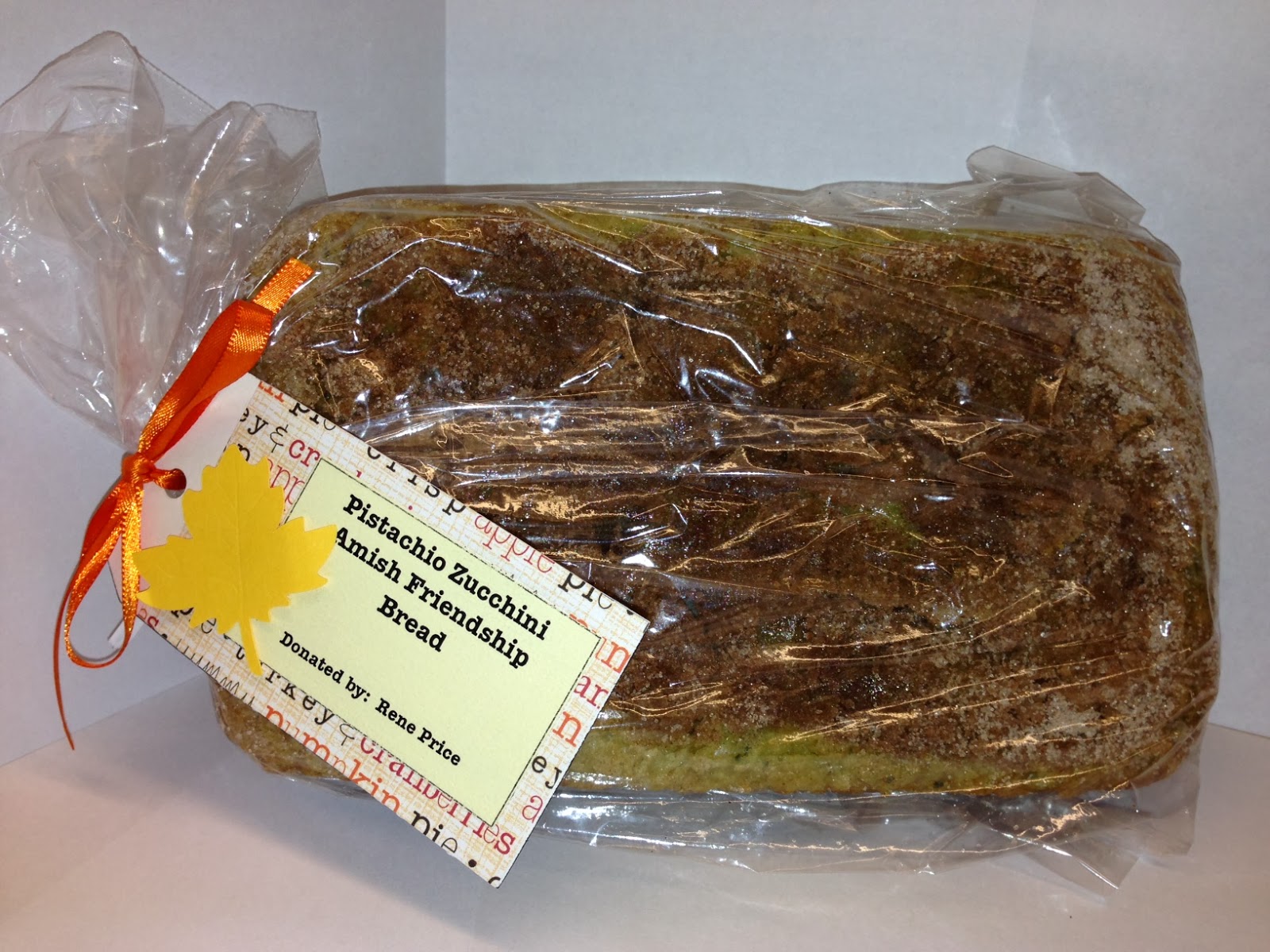 gabby sews Bread Tags and Friendship Bread Recipe