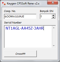 Serial number rene 2 position