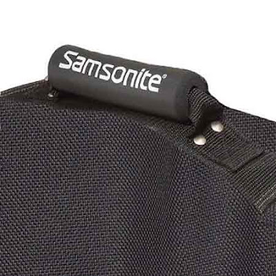 Black fashionable Samsonite golf trunk organizer kit sports travel-trunk finished durable polyester