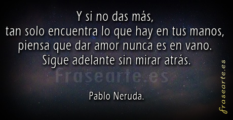 Frases de amor de Pablo Neruda