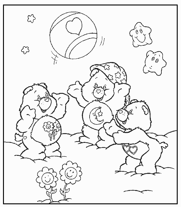 Carebear Coloring Pages Carebear Coloring Pages
