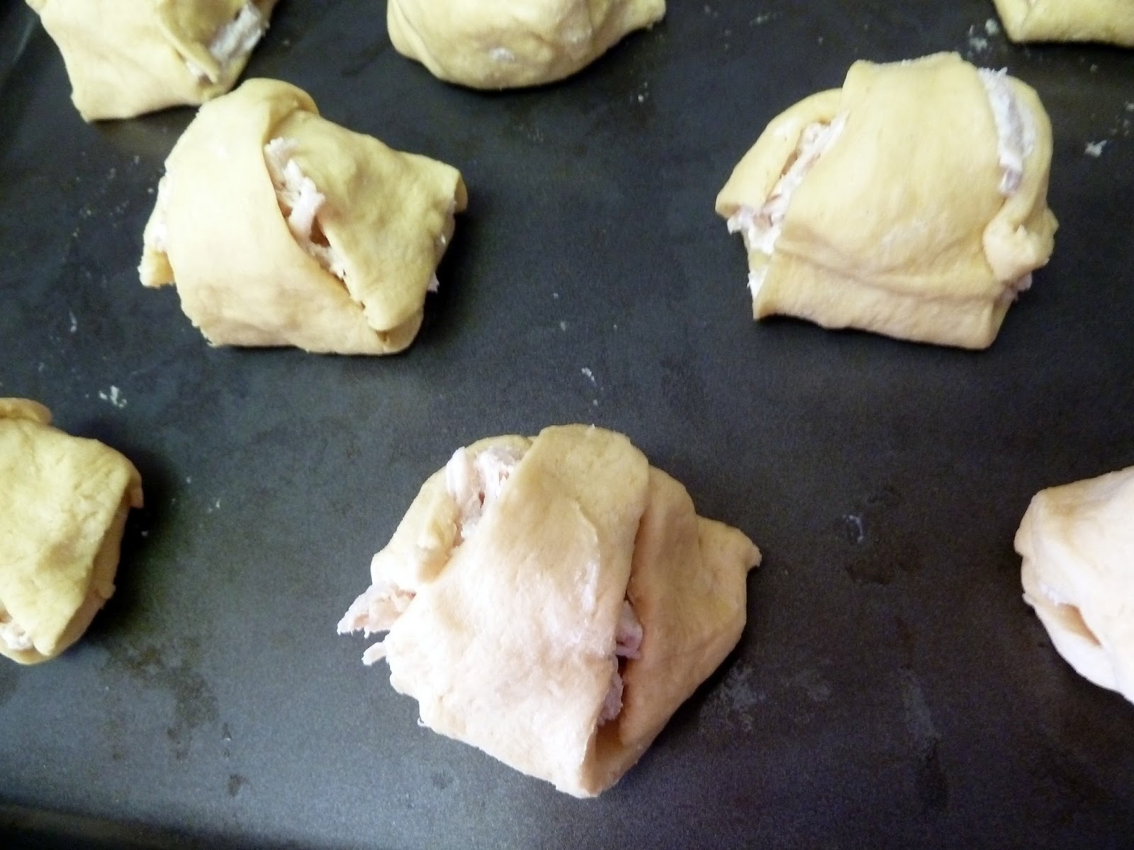 Cartwheels & Windmills Chicken Biscuit Rollups