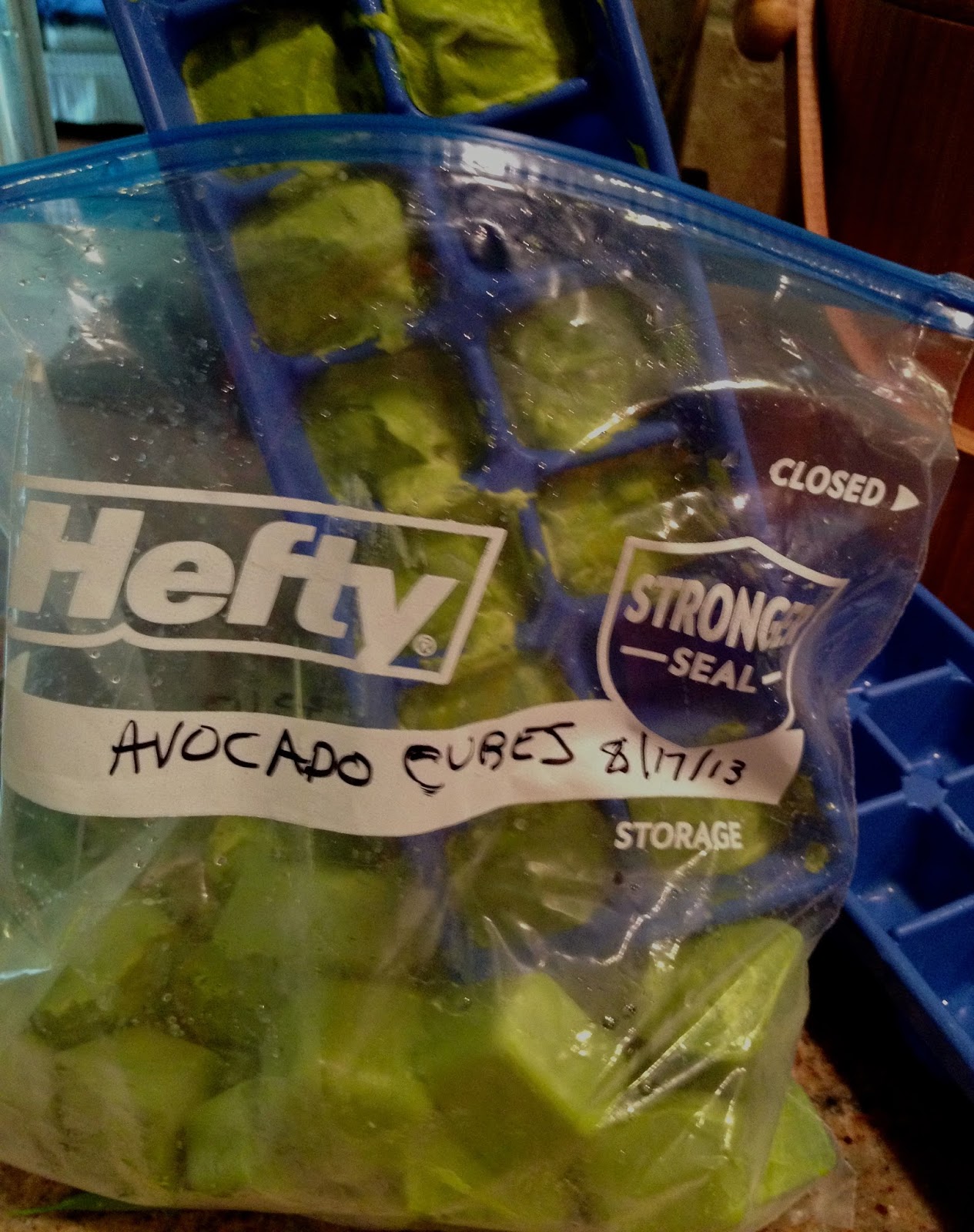 Life on the Food Chain Yes, You Can Freeze Avocado Avocado Cubes