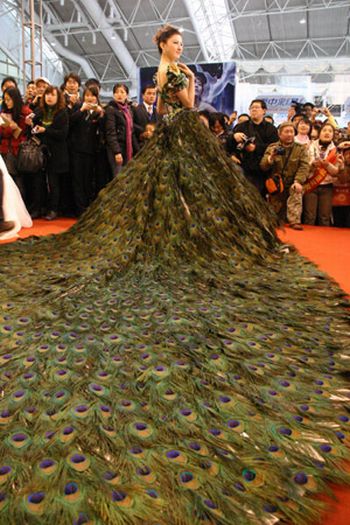 Amazing Peacock wedding Dress