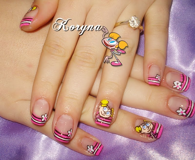 My Nails: Cartoon nails-deedee-