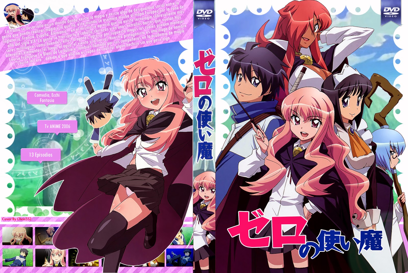 Anime: Zero No Tsukaima (Temporada 1,2,3) HD