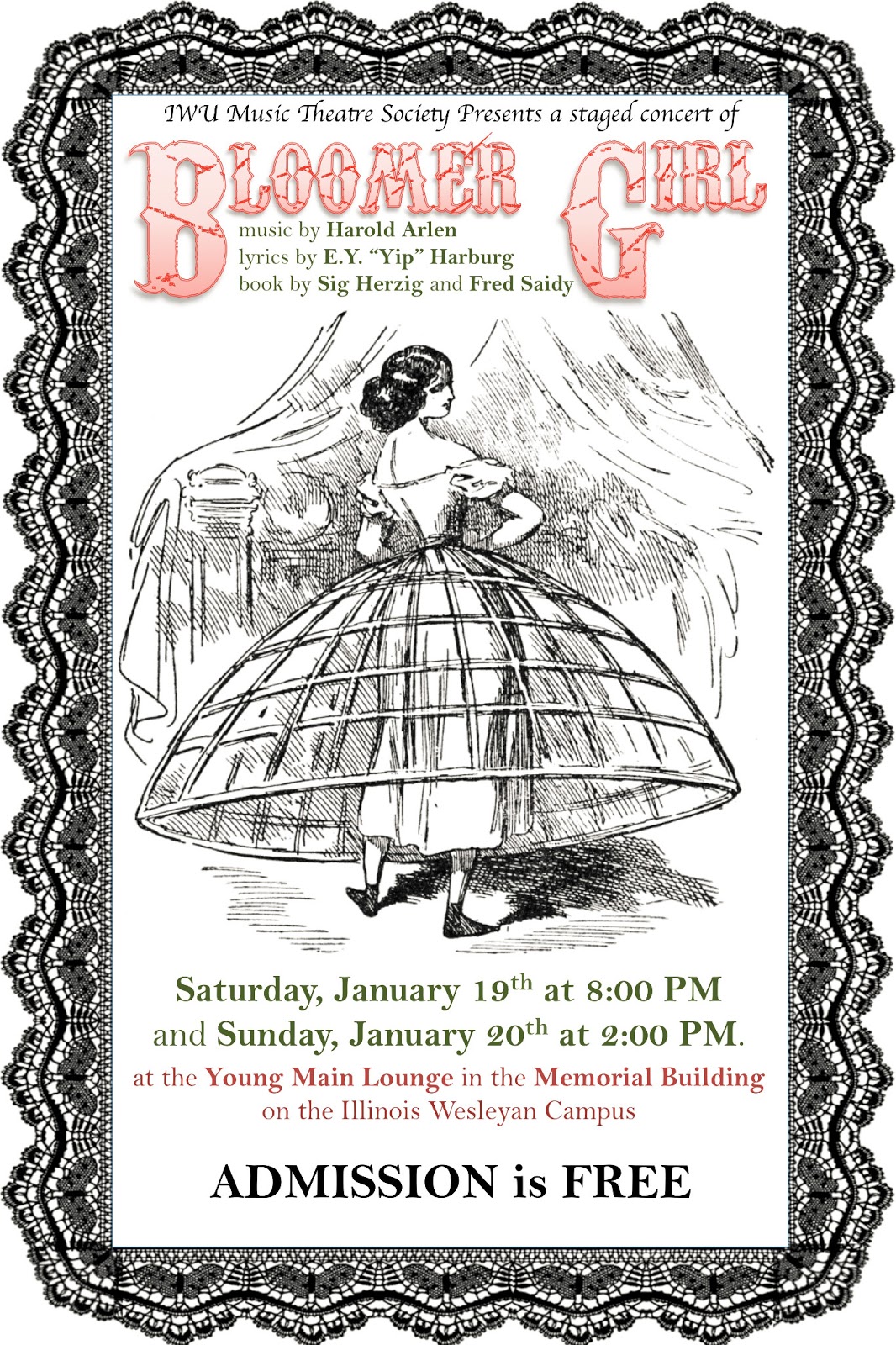 A Follow Spot Breezy BLOOMER GIRL a Worthy Revival for IWU Music