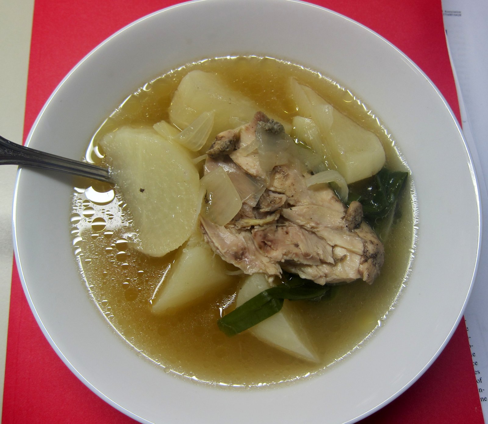 I.am.a.foody. Chicken Daikon Soup