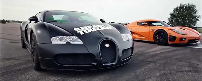 Bugatti Veyron so tài cùng Koenigsegg CCXR