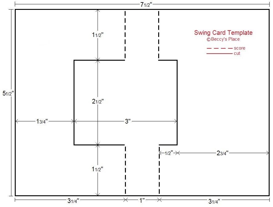 Rectangle Swing Card Template beccy s place tutorial swing cards Rectangle Swing Card Template beccy s place tutorial swing cards