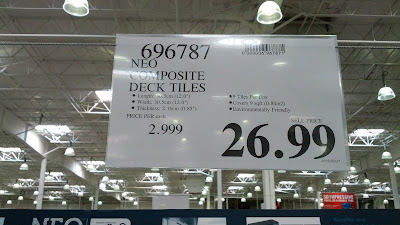 Deal for Neo Composite Deck Tiles at Costco